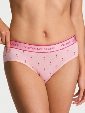 NWT Victoria's Secret Logo Cotton Hiphugger Panty.